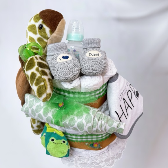 Turtle Diaper Cake